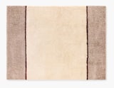 Borderline Wool Moroccan Rug - 9' x 12',  Natural