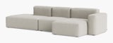 Mags Soft LOW Wide Sectional Chaise