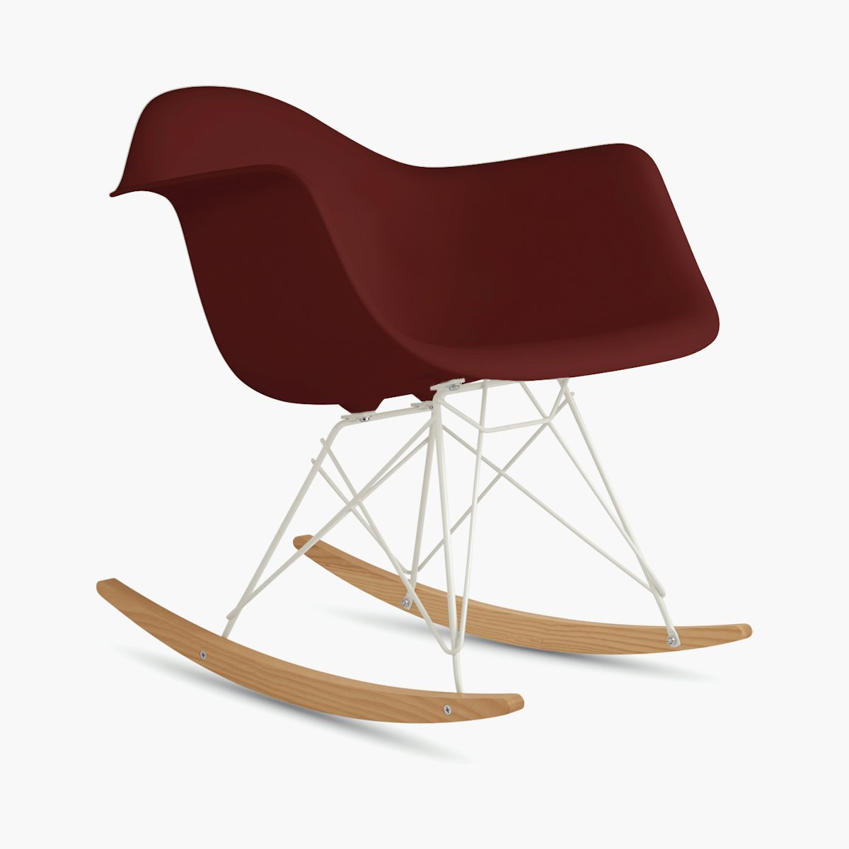 Eames Molded Plastic Armchair, Rocker Base