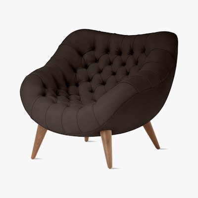 Rohde Easy Chair - Walnut,  Prone Leather,  Java