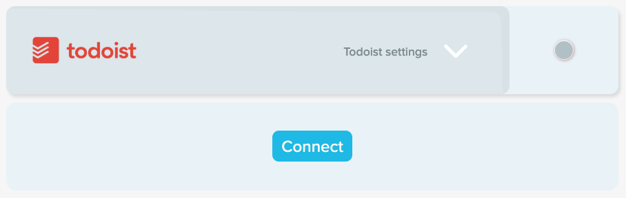 Connect to Todoist integration