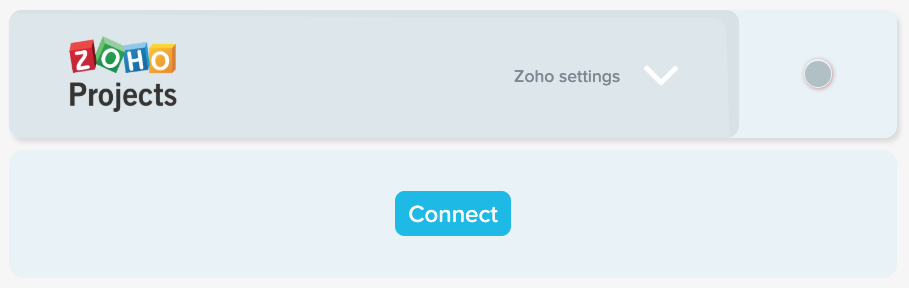 Connect to Zoho integration
