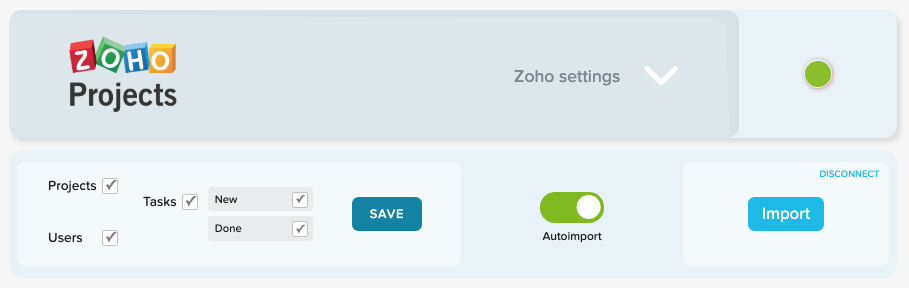 Track time on Zoho projects, tasks