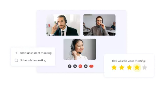 Video conferences and meetings on WebWork Tracker